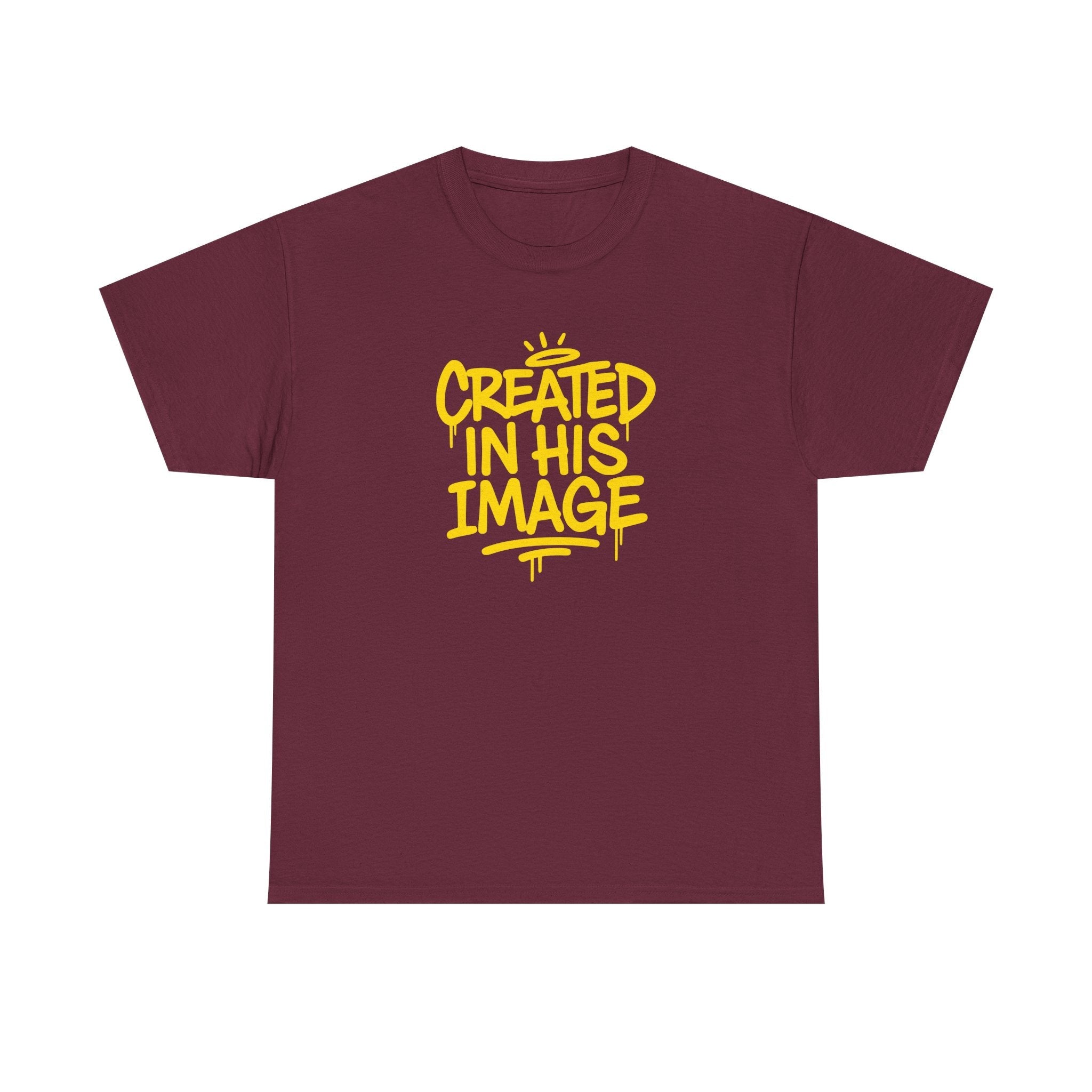 Created In His Image T-Shirt — Genesis 1:27 Inspirational Graphic Tee