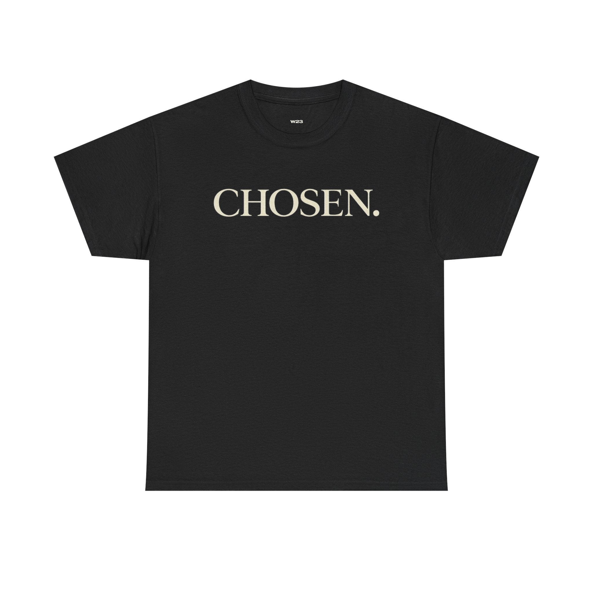 CHOSEN. Minimalist Faith Statement T-Shirt — Premium Christian Tee