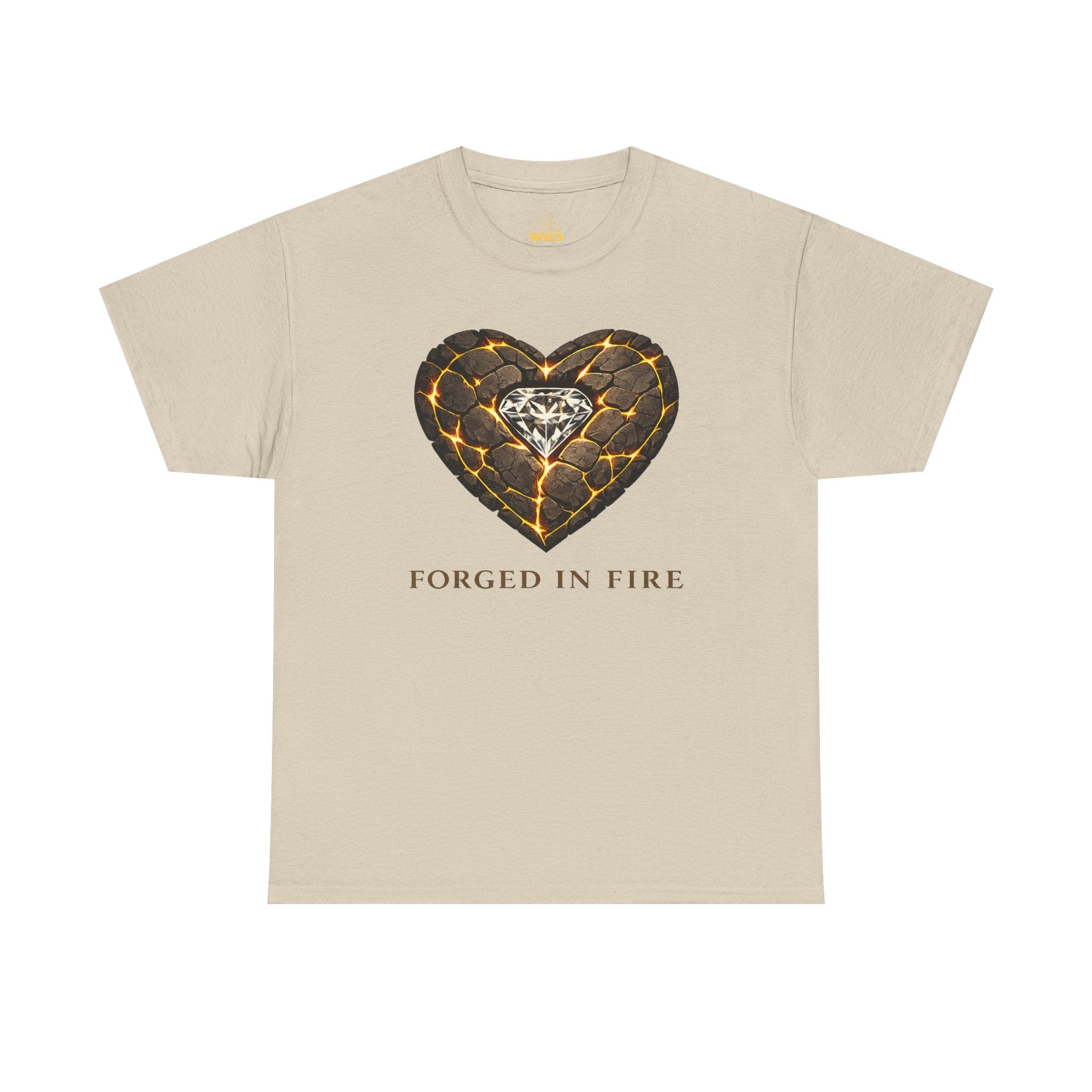 Forged In Fire – Diamond Heart Resilience Graphic Tee