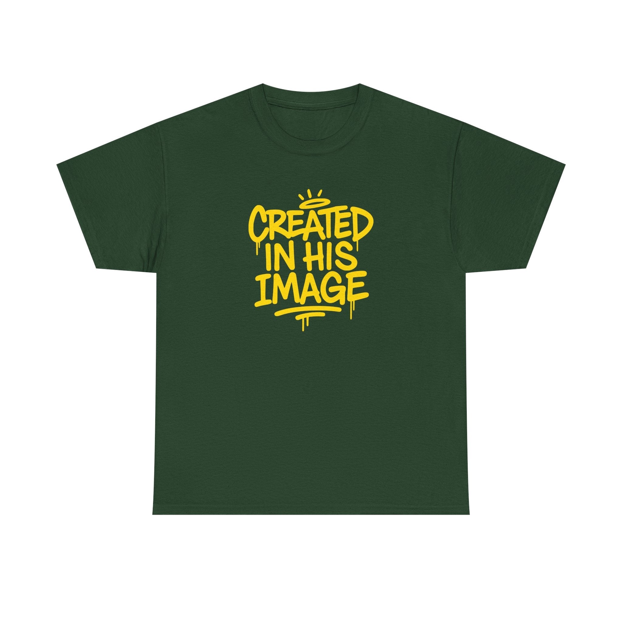 Created In His Image T-Shirt — Genesis 1:27 Inspirational Graphic Tee