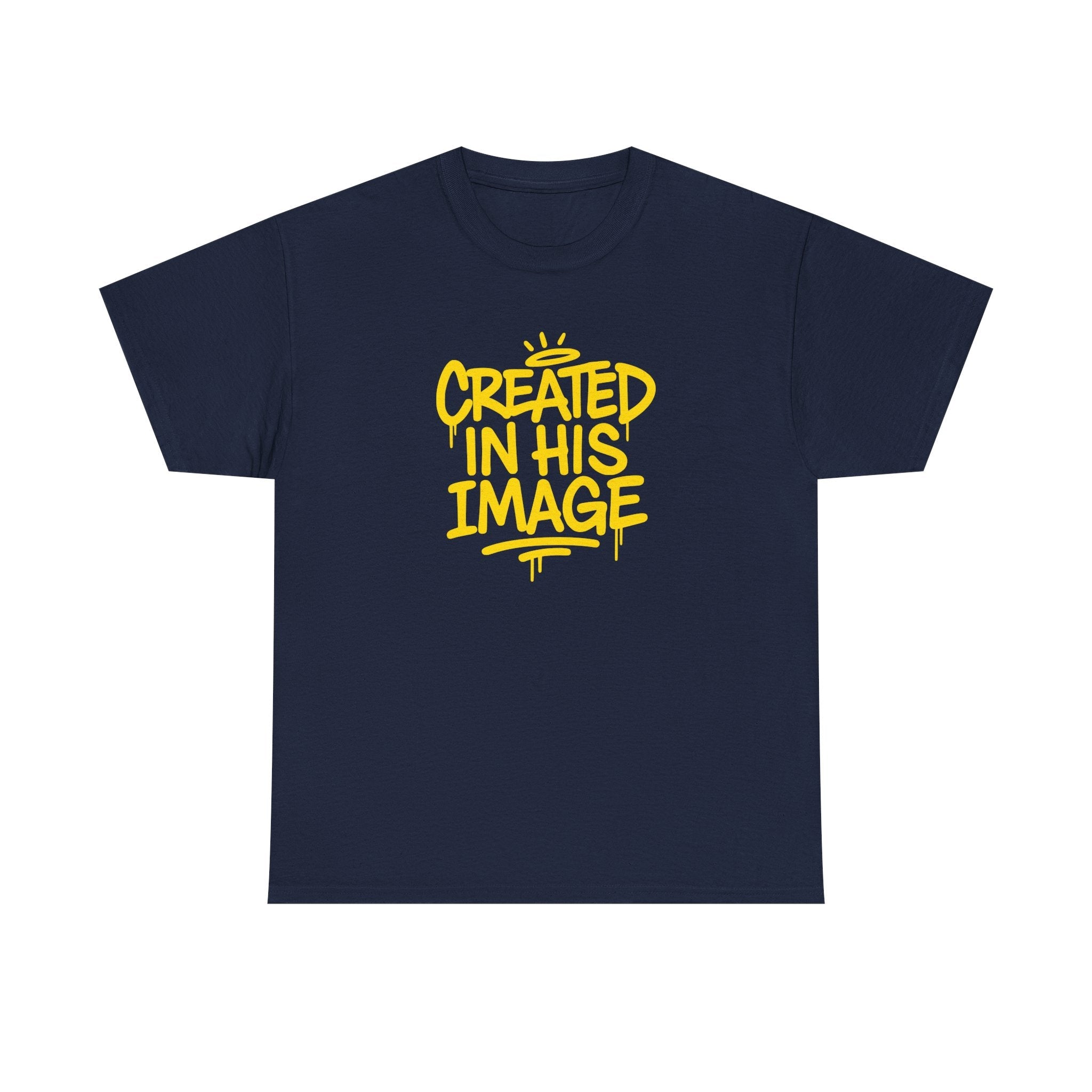 Created In His Image T-Shirt — Genesis 1:27 Inspirational Graphic Tee