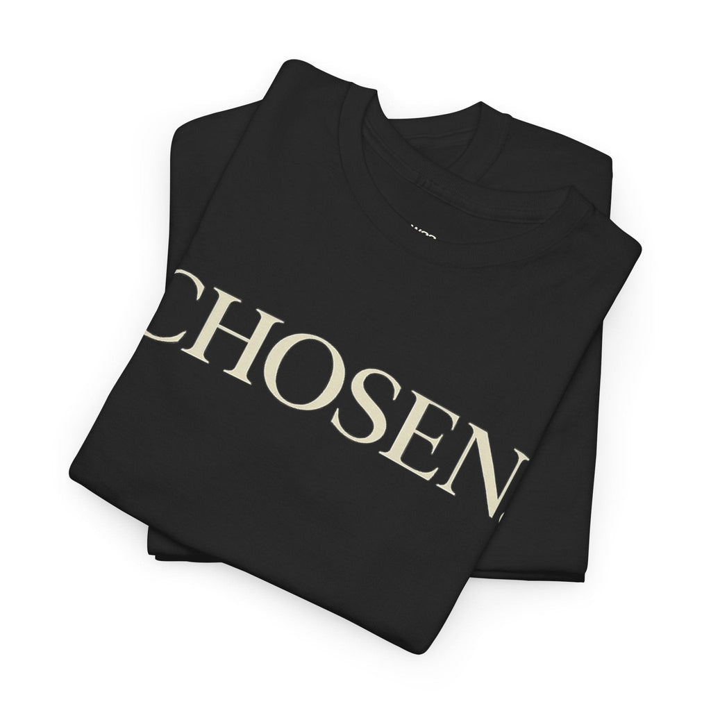 CHOSEN. Minimalist Faith Statement T-Shirt — Premium Christian Tee