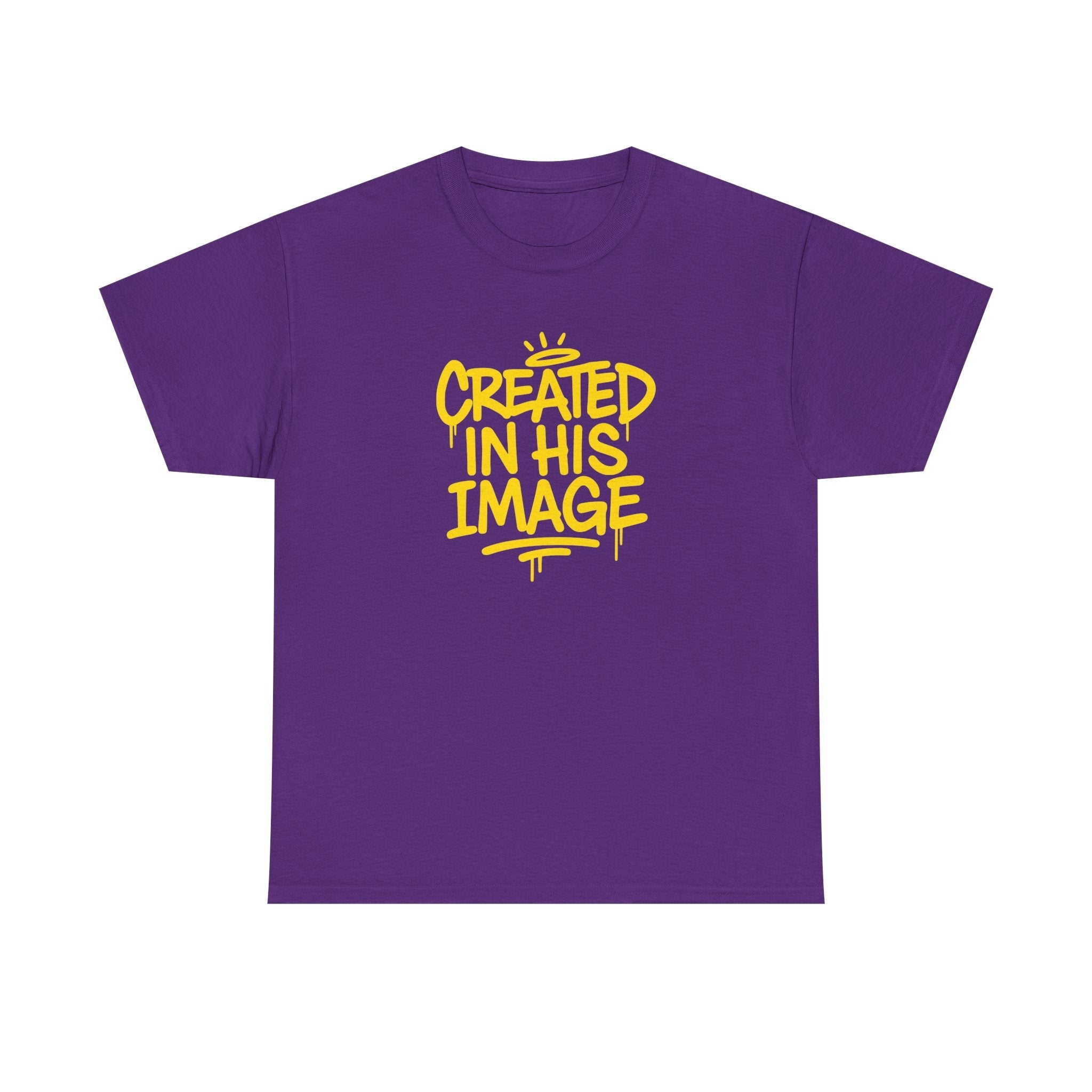 Created In His Image T-Shirt — Genesis 1:27 Inspirational Graphic Tee