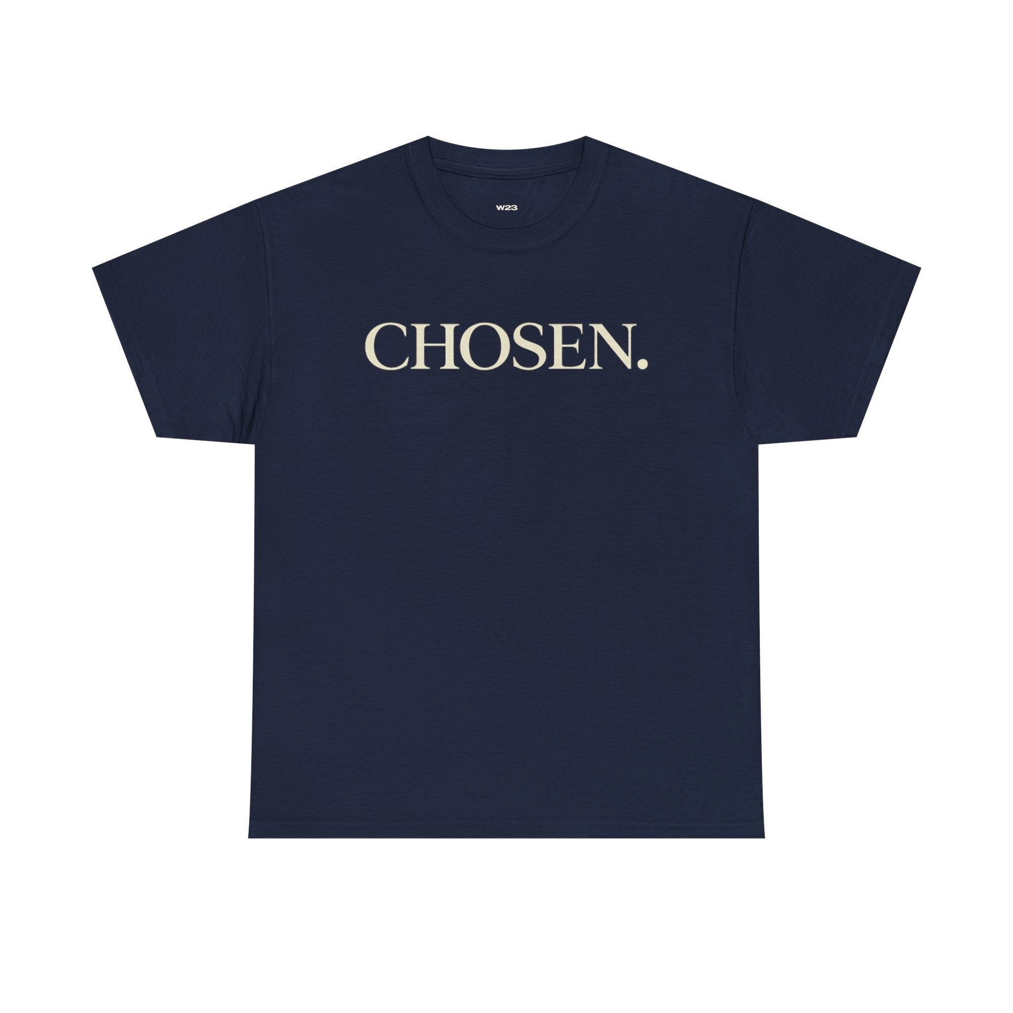 CHOSEN. Minimalist Faith Statement T-Shirt — Premium Christian Tee