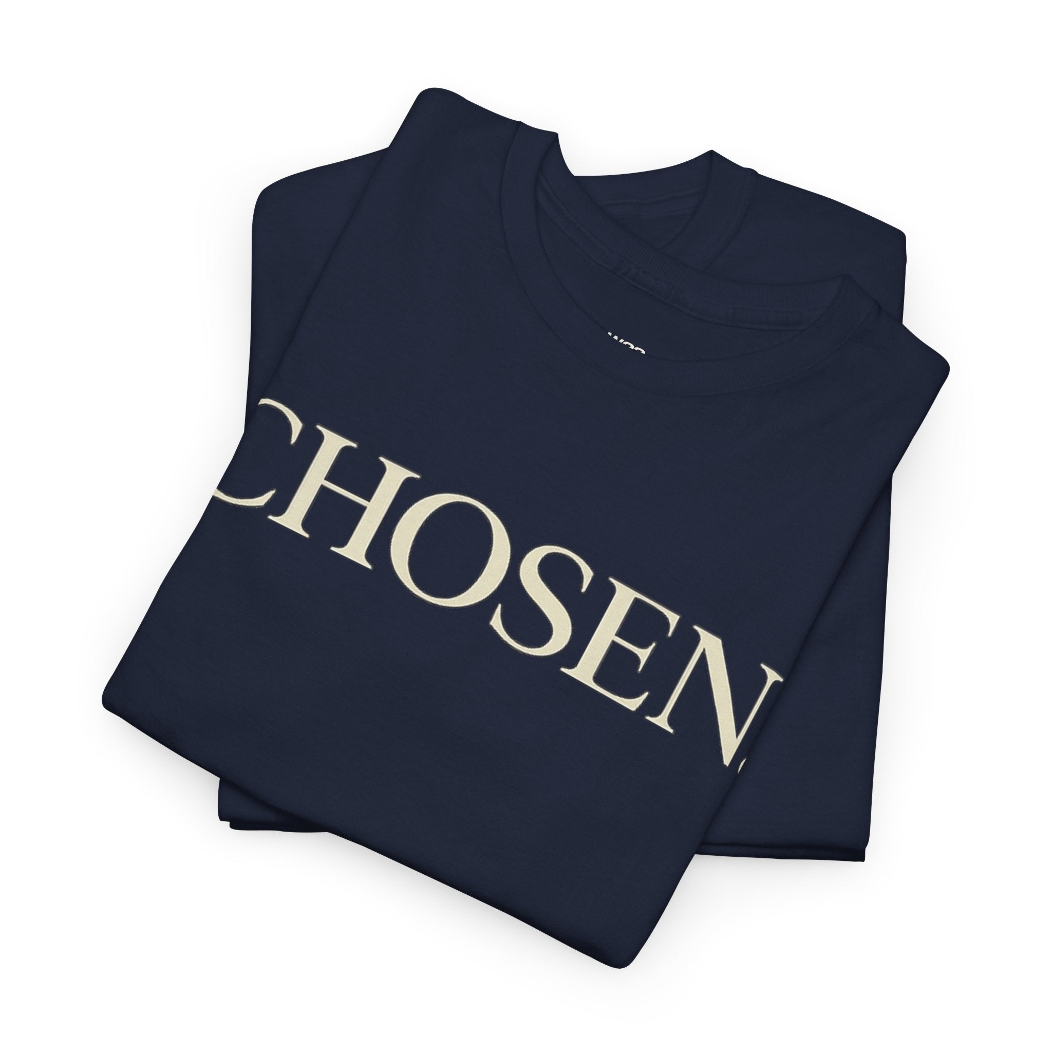 CHOSEN. Minimalist Faith Statement T-Shirt — Premium Christian Tee