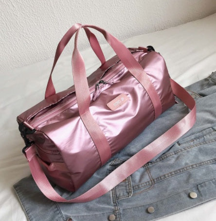 Large Capacity Waterproof Gym Bag with Shoe Compartment – 36-55L Sports Duffel