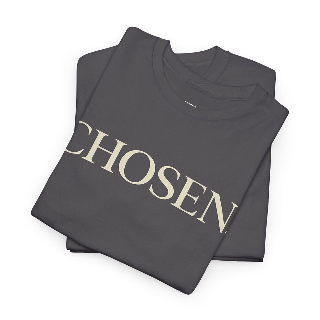 CHOSEN. Minimalist Faith Statement T-Shirt — Premium Christian Tee