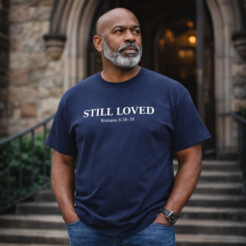 Still Loved – Romans 8:38–39 Christian T-Shirt | Classic Faith Tee