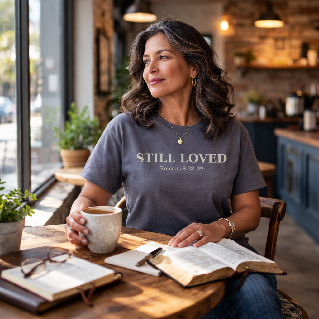 Still Loved – Romans 8:38–39 Christian T-Shirt | Classic Faith Tee