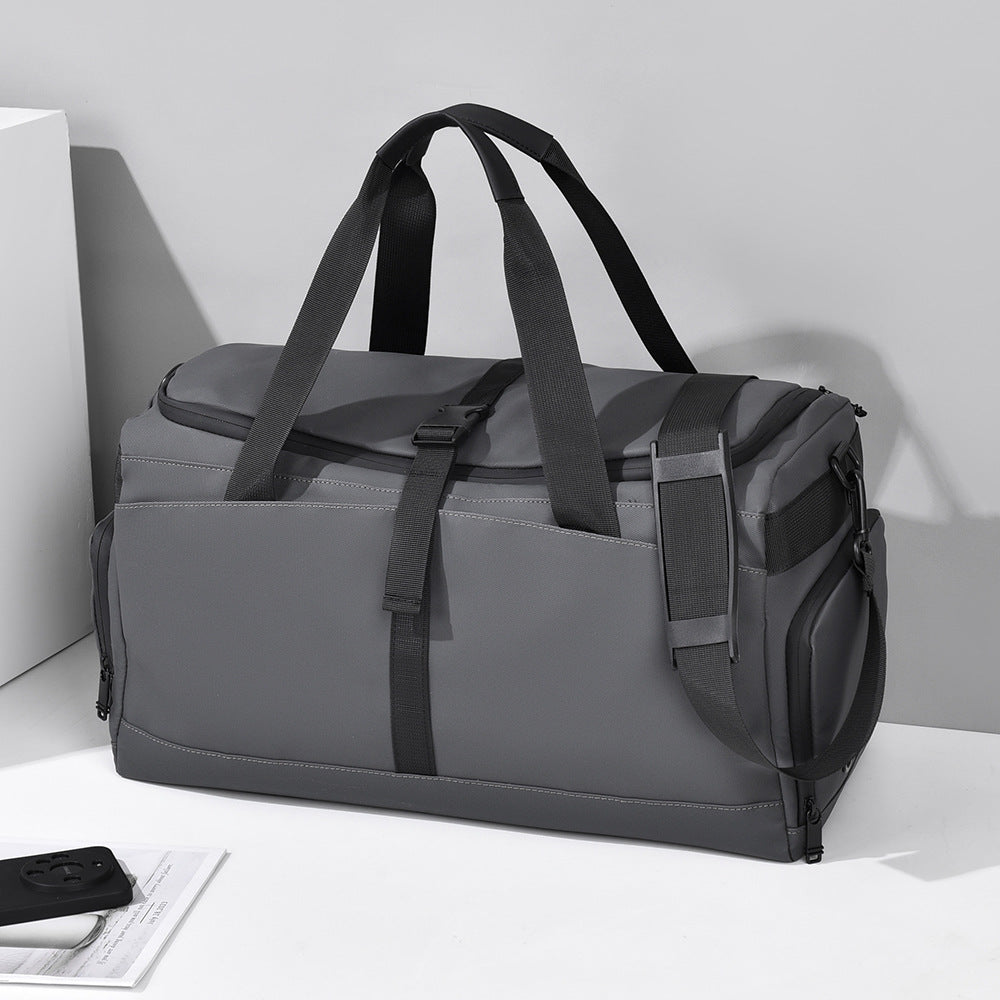 Men's Waterproof Gym & Travel Duffel Bag with Wet/Dry Separation - 20-35L Capacity
